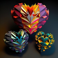 The Heart of Diamonds - A Valentine's Celebration of Love, Origami, and Luxury