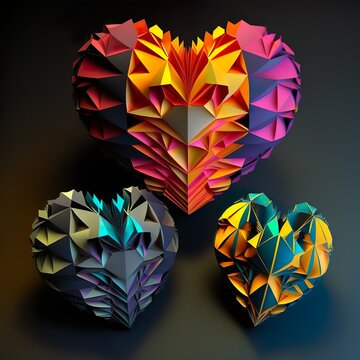 The Brilliant Heart of Diamonds - A Love Story Told with Origami 