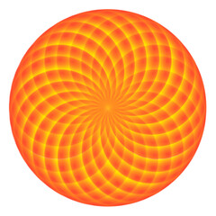 菊の花のような模様、菊の花の和菓子の様なイラスト、広がる花の背景イラスト、ジオメトリックな模様、幾何学的模様の背景イラスト、ダリアの様なイラスト