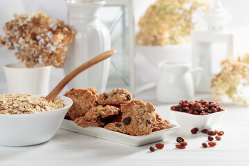 Oatmeal raisin cookies.