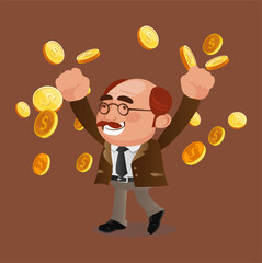 Rich people illustration