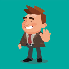 People show a gesture no or stop