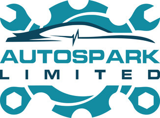 car Logistics tracking and transport logo design