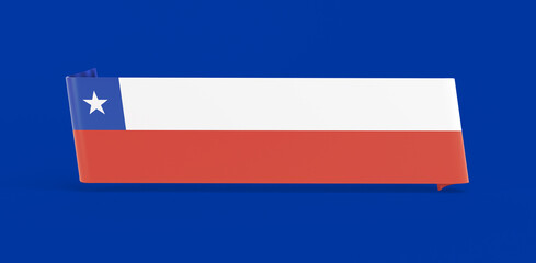 Chile Flag Banner