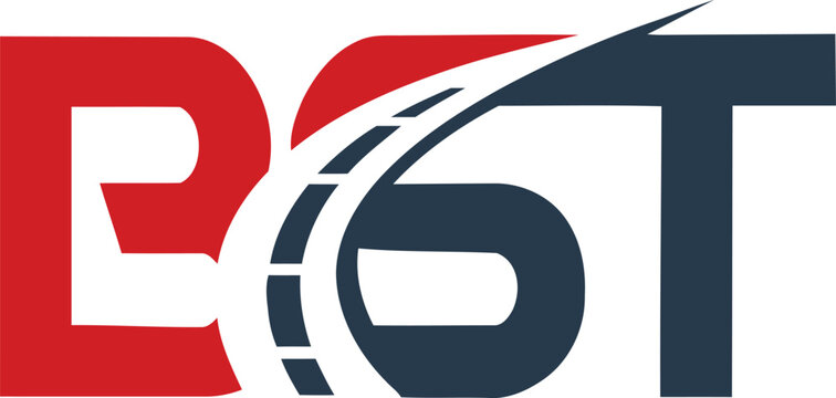bst Logistics tracking and transport logo design