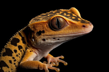 Naklejka premium Playful Gecko Adventure