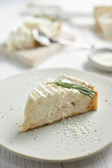 homemade coconut pie