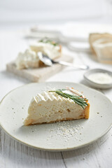 homemade coconut pie
