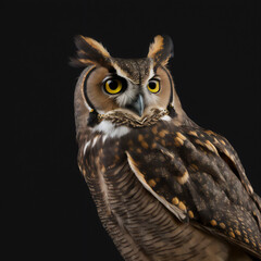 Majestic Horned Owl Wisdom