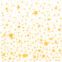 Gold stars decoration, vector illustration