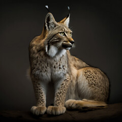 Obraz premium Majestic Lynx Stealth