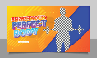 Corporate Business YouTube Thumbnail or Editable Creative Video Thumbnail for video cover template.