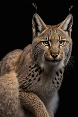 Obraz premium Majestic Lynx Stealth