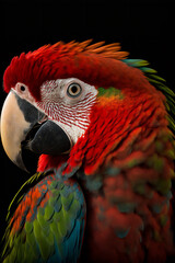 Obraz premium Radiant Parrot Charm