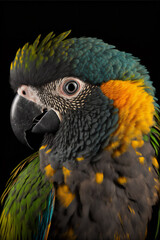 Fototapeta premium Radiant Parrot Charm