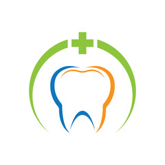 Dental logo template vector icon