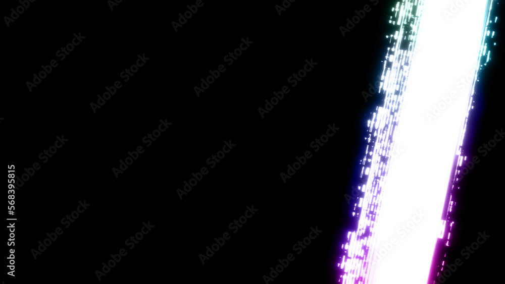Poster digital diagonal shiny colored noise line abstract background