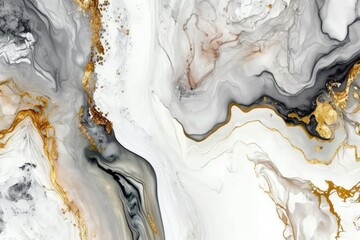 abstract background alcohol ink grey gray gold white