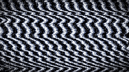 Noise Grunge Wavy Lines Damaged and Distorted No Signal Abstract Background