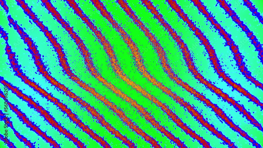 Poster noise grunge wavy rgb lines damaged and distorted no signal abstract background