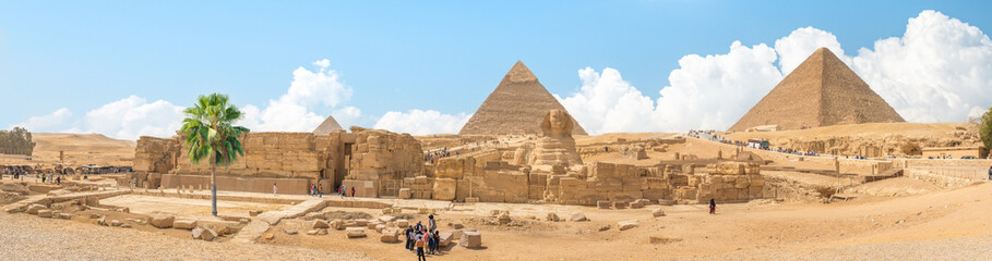 The sphinx and egyptian desert