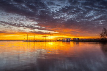 Morgenrot am Dümmer