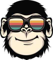   illustration vector graphic of monkey head mascot good for logo sport ,t-shirt ,logo   © tanadesign