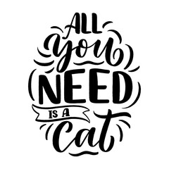 Hand drawn motivation lettering phrase in modern calligraphy style. Inspiration slogan for print and poster design. Vector