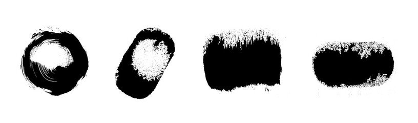 brush stroke isolated on white background	