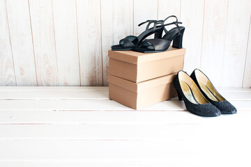 ブラックのフォーマルシューズ