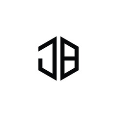 Letter JB or BJ Logo Design
