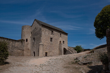 Village of Séverac-le-Château in Aveyron, France