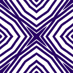 Tiled watercolor pattern. Purple symmetrical