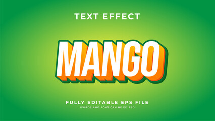 Mango text effect