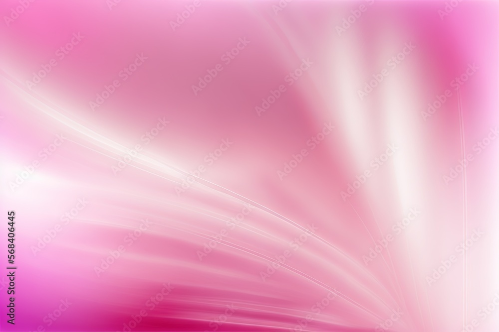 Poster a pink and white abstract background with a blurry design in the middle of the image and a white rec