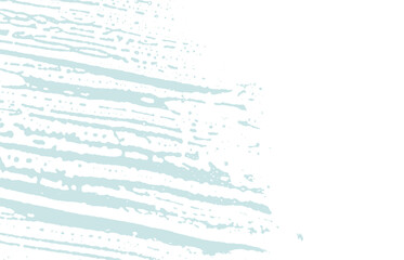 Grunge texture. Distress blue rough trace. Classic