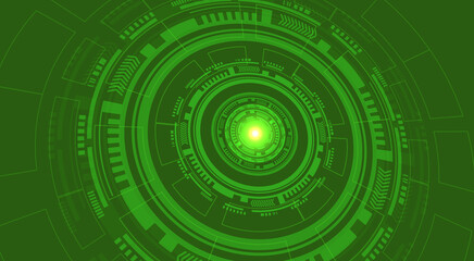 Obraz premium A bright technological background for your best designs