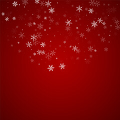Beautiful snowfall christmas background. Subtle