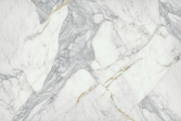 Fototapeta premium Luxury white marble texture background, high-end natural stone material interior design, wallpaper, backdrop, banner and architecture, Generative AI.