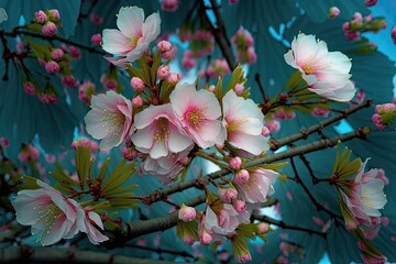 Sakura Japanese Cherry Blossoms Day Generative AI