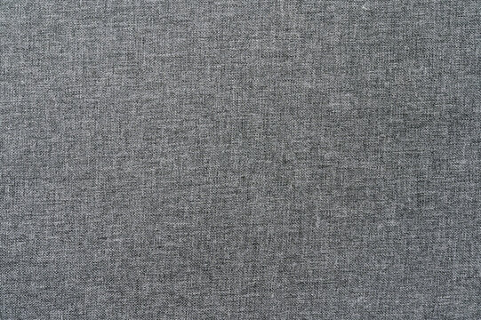Texture of gray fabric as background, close-up, top view
