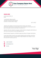 Letterhead Design Templat