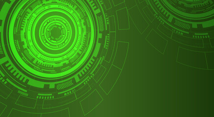 Obraz premium A bright technological background for your best designs