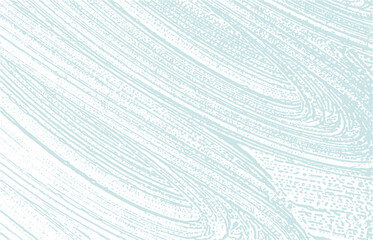 Plakat Grunge texture. Distress blue rough trace. Brillia