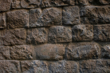 Muro de piedra antigua
