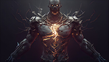 undead zombie, Generative AI