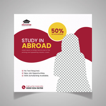 Study Abroad Social Media Post Template