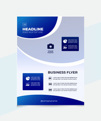 modern business flyer template