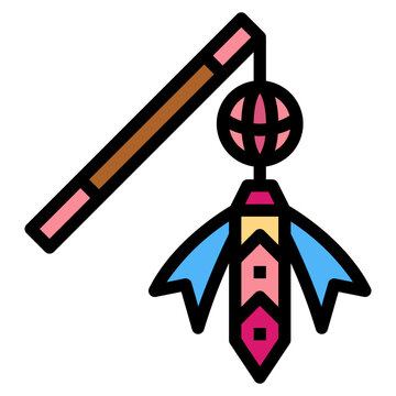recommend clip art: teasing stick filled outline icon style