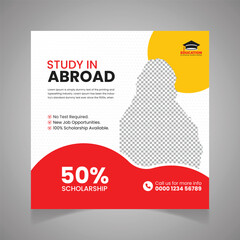 Study Abroad Social Media Post Template